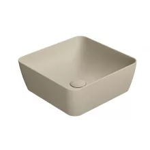   Sapho Gsi Sand pultra helyezhető kerámia mosdó 38x38 cm, matt krétafehér 903808