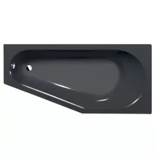   Polysan Tigra aszimmetrikus akril kád 170x80 cm, jobbos/szürke 90611.30