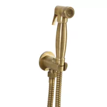   Sapho Reitano fali bidézuhany retro zuhanyfejjel és 120 cm-es zuhanycsővel, bronz 9106