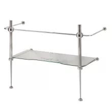   Sapho Kerasan Waldorf fém mosdótartó állvány polccal 100 cm, króm 9196K1
