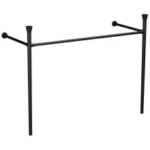 Sapho Kerasan The New Yorker mosdótartó konzol 110x46x85 cm, matt fekete kivitelben