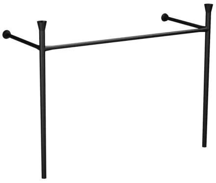 Sapho Kerasan The New Yorker mosdótartó konzol 110x46x85 cm, matt fekete kivitelben