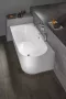 Polysan Sussi L falhoz illeszthető öntött márvány kád 150x70 cm balos fehér 93231L