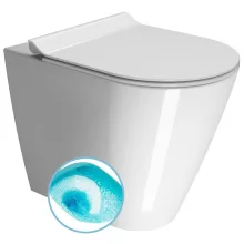   Sapho GSI Kube X álló WC Swirlflush rendszerrel 36x55 cm, ExtraGlaze bevonattal, fehér 941011
