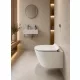 Sapho Gsi Kube X fali kerámia WC csésze 36x50 cm GeniusFlush öblítéssel és ExtraGlaze bevonattal, fehér színben.