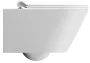 Sapho Gsi Kube X fali kerámia WC csésze 36x55 cm GeniusFlush öblítéssel és DualGlaze bevonattal, matt fehér színben.