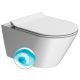 Sapho GSI Kube X fali WC Swirlflush rendszerrel 36x55 cm, DualGlaze bevonattal, matt fehér 941509