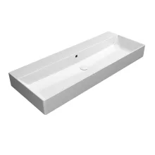   Sapho GSI Kube X kerámiamosdó 120x47 csapfurat nélkül, ExtraGlaze, fehér 9424011