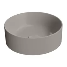   Sapho GSI Kube X Pultra szerelhető kerámia mosdótál 40 cm, matt szürke 942605