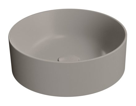 Sapho GSI Kube X Pultra szerelhető kerámia mosdótál 40 cm, matt szürke 942605