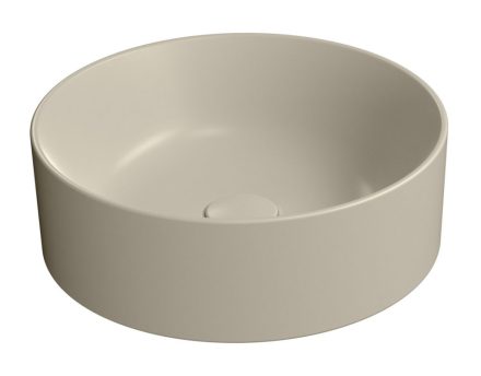 Sapho GSI Kube X Pultra szerelhető kerámia mosdótál 40 cm, matt kréta 942608