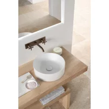   Sapho GSI Kube X Pultra szerelhető kerámia mosdótál 40 cm, matt fehér 942609