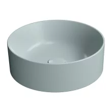   Sapho GSI Kube X Pultra szerelhető kerámia mosdótál 40 cm, matt jégkék 942615