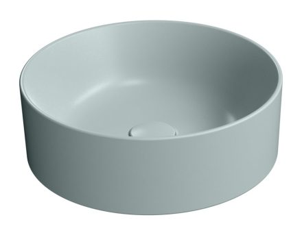 Sapho GSI Kube X Pultra szerelhető kerámia mosdótál 40 cm, matt jégkék 942615