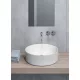 Sapho GSI Kube X pultra szerelhető kerámia 45 cm mosdótál ExtraGlaze felülettel, fehér kivitelben