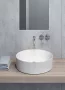 Sapho GSI Kube X pultra szerelhető kerámia 45 cm mosdótál ExtraGlaze felülettel, fehér kivitelben