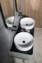 Sapho GSI Kube X pultra szerelhető kerámia 45 cm mosdótál ExtraGlaze felülettel, fehér kivitelben
