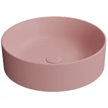   Sapho Gsi Kube X pultra szerelhető kerámia mosdótál 45 cm, matt rózsaszín 942724