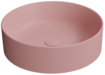 Sapho Gsi Kube X pultra szerelhető kerámia mosdótál 45 cm, matt rózsaszín 942724