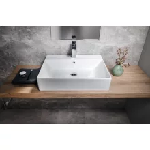   Sapho Gsi Kube X kerámia mosdó 60x47 cm, ExtraGlaze bevonattal, rektifikált változat, fehér 94319111