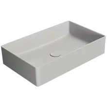 Sapho Gsi Kube X kerámia mosdó 60x37 cm, matt cement kivitelben