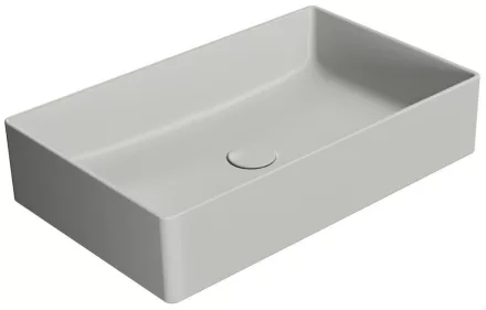 Sapho Gsi Kube X kerámia mosdó 60x37 cm, matt cement kivitelben