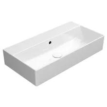 Sapho Gsi Kube X kerámia mosdó 70x37 cm ExtraGlaze bevonattal, fehér kivitelben