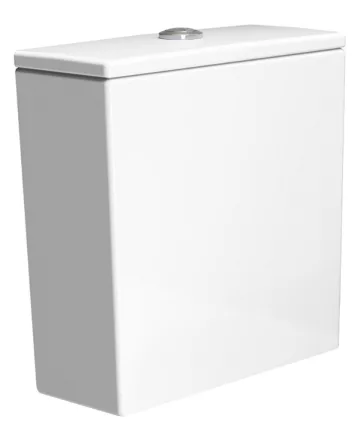 Sapho Gsi Kube X monoblokk kerámia WC tartály ExtraGlaze bevonattal, fehér színben.