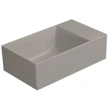 Sapho GSI Kube X kerámia mosdó 40x23 cm, matt tortora kivitelben