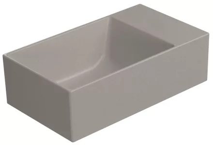 Sapho GSI Kube X kerámia mosdó 40x23 cm, matt tortora kivitelben