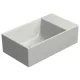 Sapho GSI Kube X kerámia mosdó 40x23 cm, matt cement kivitelben