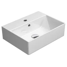   Sapho Gsi Kube X kerámiamosdó 45x35 cm, rektifikált, ExtraGlaze bevonat, fehér 94859111