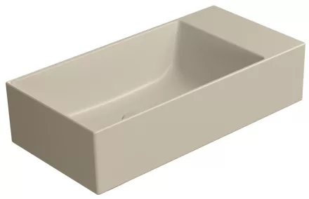 Sapho Gsi Kube X forgatható kerámia mosdó 50x25 cm, matt kréta kivitelben