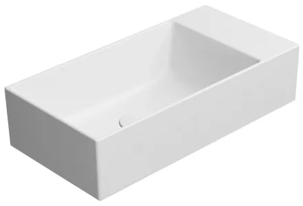 Sapho Gsi Kube X forgatható kerámia mosdó 50x25 cm, matt fehér kivitelben