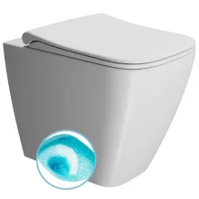   Sapho GSI NUBES álló WC 35x52 cm Swirflush öblítési technológiával, DualGlaze, matt fehér 961009