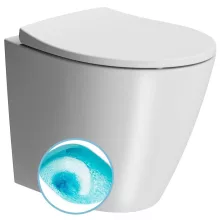   Sapho GSI MODO álló WC csésze 37x52 cm, vario kifolyással és Swirlflush® öblítési technológiával, matt fehér 981009