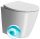 Sapho GSI MODO álló WC csésze 37x52 cm, vario kifolyással és Swirlflush® öblítési technológiával, matt fehér 981009