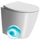 Sapho GSI MODO álló WC csésze 37x52 cm, vario kifolyással és Swirlflush® öblítési technológiával, matt fehér 981009