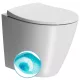 Sapho GSI MODO álló WC csésze 37x52 cm, vario kifolyással és Swirlflush® öblítési technológiával, matt fehér 981009