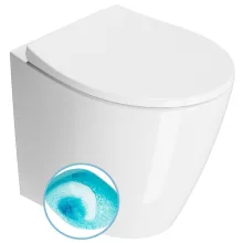   Sapho GSI MODO álló WC csésze 37x52 cm, vario kifolyással és Swirlflush® öblítési technológiával, fehér 981011