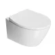 Sapho Gsi Modo Swirlflush kerámia fali WC csésze 37x52 cm DualGlaze bevonattal, fehér 981611