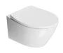 Sapho Gsi Modo Swirlflush kerámia fali WC csésze 37x52 cm DualGlaze bevonattal, fehér 981611