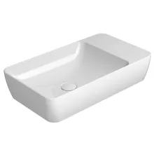 Sapho Gsi Modo kerámia mosdó 60x35 cm ExtraGlaze bevonattal, fehér kivitelben