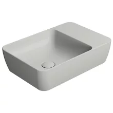 Sapho GSI Modo kerámia 50x35 cm mosdó, matt cement kivitelben