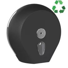 Sapho Ecolored fali WC-papír adagoló matt fekete színben, Soft Touch felületű műanyag kivitel.