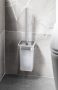 Sapho Samoa fali WC kefe tartó, króm/matt üveg A83313
