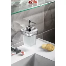   Sapho Samoa fali szappanadagoló 170 ml, króm/matt üveg A88113