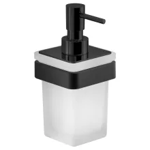   Sapho Samoa fali szappanadagoló 170 ml, matt fekete/matt üveg A88114