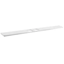   Sapho ABELINE 1000 mm rockstone polc két lyukkal, matt fehér AB102-0101