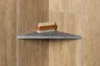 Sapho Abeline rockstone sarokpolc 200x12x200 mm, beton AE200-4033